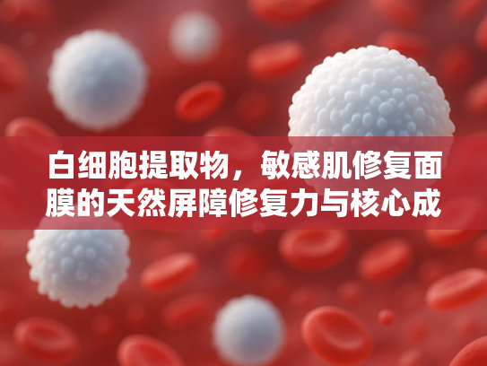 白细胞提取物，敏感肌修复面膜的天然屏障修复力与核心成分解析