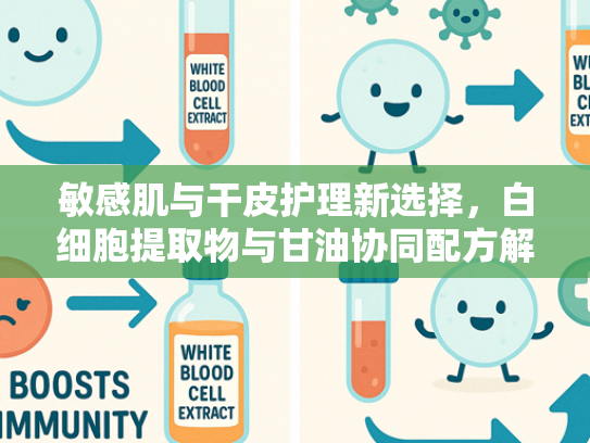 敏感肌与干皮护理新选择，白细胞提取物与甘油协同配方解析