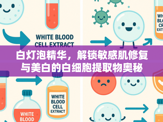 白灯泡精华，解锁敏感肌修复与美白的白细胞提取物奥秘