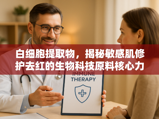白细胞提取物，揭秘敏感肌修护去红的生物科技原料核心力量