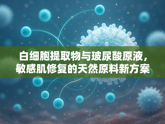 白细胞提取物与玻尿酸原液，敏感肌修复的天然原料新方案