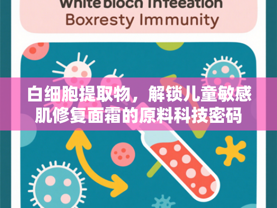 白细胞提取物，解锁儿童敏感肌修复面霜的原料科技密码