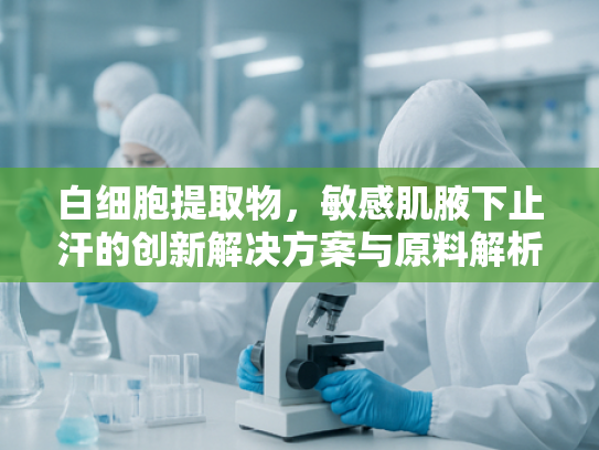 白细胞提取物，敏感肌腋下止汗的创新解决方案与原料解析