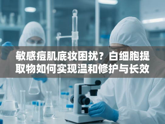 敏感痘肌底妆困扰？白细胞提取物如何实现温和修护与长效防护