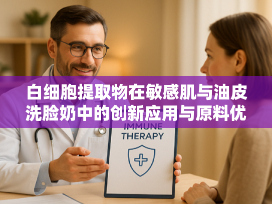 白细胞提取物在敏感肌与油皮洗脸奶中的创新应用与原料优势