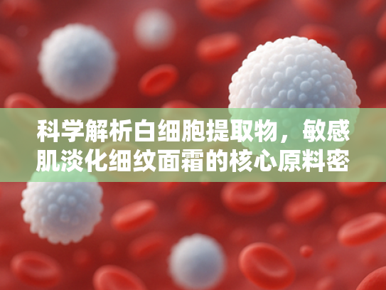 科学解析白细胞提取物，敏感肌淡化细纹面霜的核心原料密码