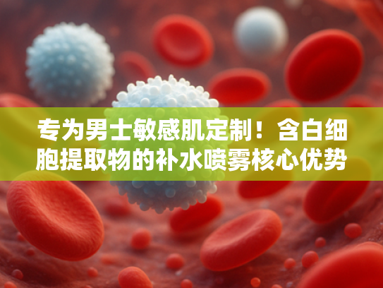专为男士敏感肌定制！含白细胞提取物的补水喷雾核心优势解析