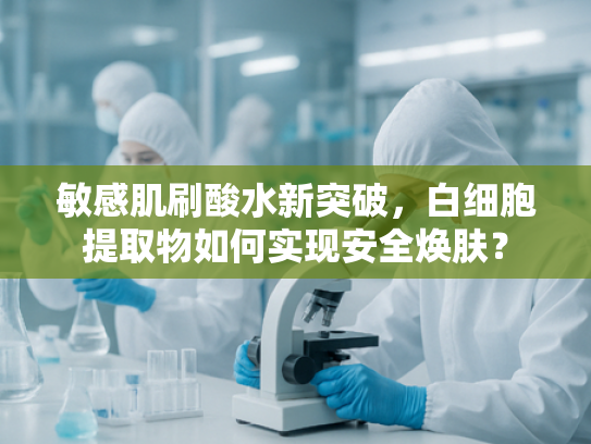 敏感肌刷酸水新突破，白细胞提取物如何实现安全焕肤？