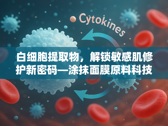 白细胞提取物，解锁敏感肌修护新密码—涂抹面膜原料科技解析