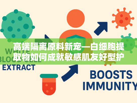 高端隔离原料新宠—白细胞提取物如何成就敏感肌友好型护肤革命
