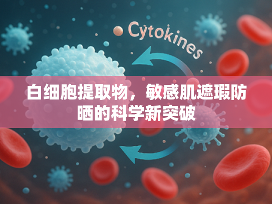 白细胞提取物，敏感肌遮瑕防晒的科学新突破
