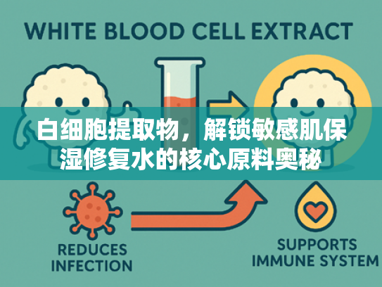 白细胞提取物，解锁敏感肌保湿修复水的核心原料奥秘