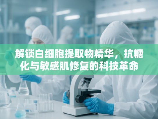 解锁白细胞提取物精华，抗糖化与敏感肌修复的科技革命