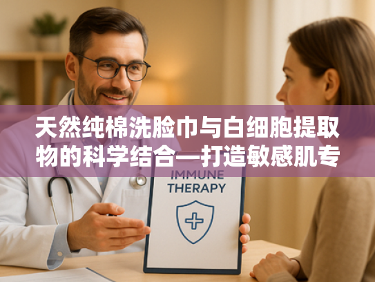 天然纯棉洗脸巾与白细胞提取物的科学结合—打造敏感肌专属护理新标准
