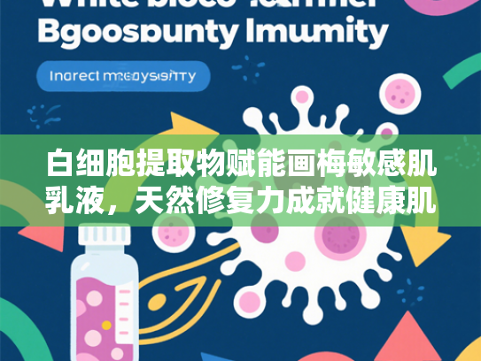 白细胞提取物赋能画梅敏感肌乳液，天然修复力成就健康肌底
