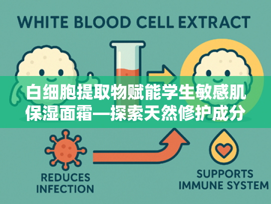 白细胞提取物赋能学生敏感肌保湿面霜—探索天然修护成分的科学力量