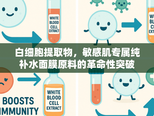 白细胞提取物，敏感肌专属纯补水面膜原料的革命性突破