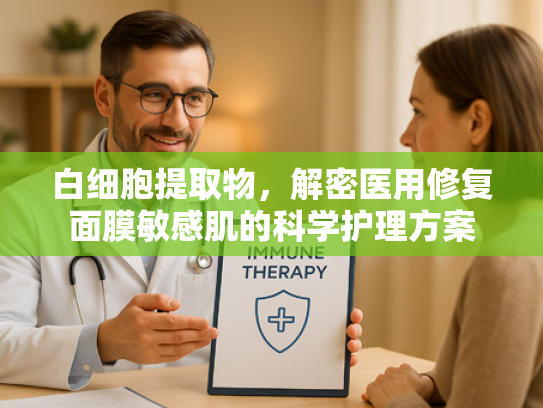 白细胞提取物，解密医用修复面膜敏感肌的科学护理方案