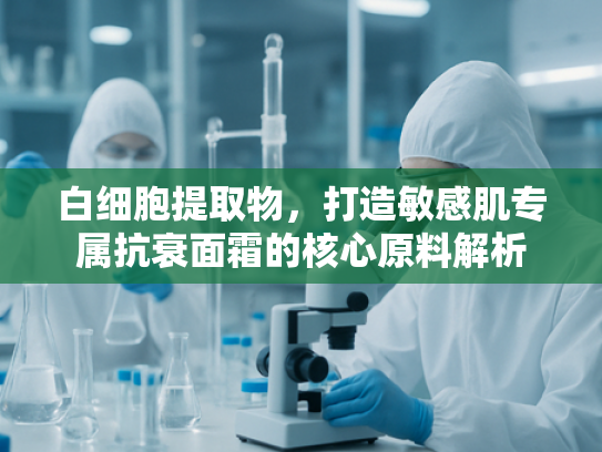 白细胞提取物，打造敏感肌专属抗衰面霜的核心原料解析