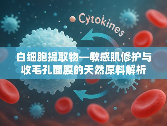 白细胞提取物—敏感肌修护与收毛孔面膜的天然原料解析