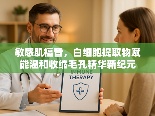 敏感肌福音，白细胞提取物赋能温和收缩毛孔精华新纪元