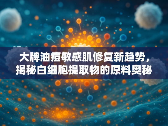 大牌油痘敏感肌修复新趋势，揭秘白细胞提取物的原料奥秘与应用价值