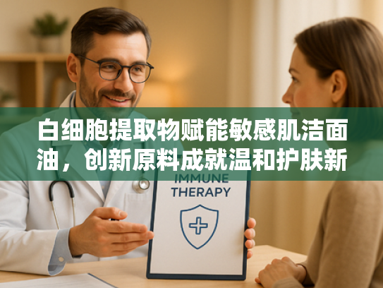 白细胞提取物赋能敏感肌洁面油，创新原料成就温和护肤新标准