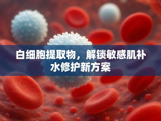 白细胞提取物，解锁敏感肌补水修护新方案