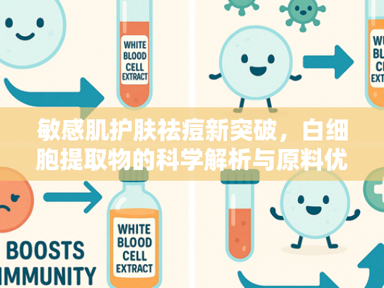 敏感肌护肤祛痘新突破，白细胞提取物的科学解析与原料优势