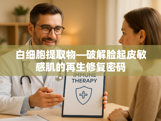 白细胞提取物—破解脸起皮敏感肌的再生修复密码