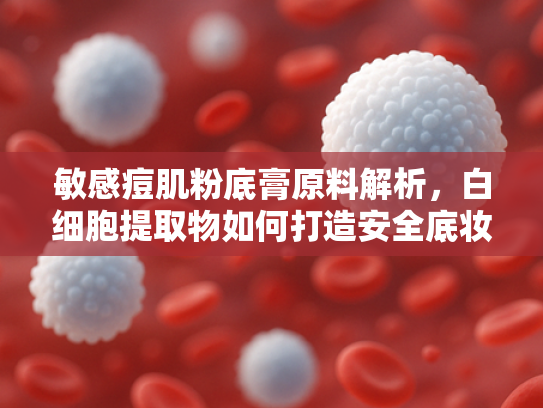 敏感痘肌粉底膏原料解析，白细胞提取物如何打造安全底妆新方案