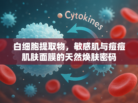 白细胞提取物，敏感肌与痘痘肌肤面膜的天然焕肤密码