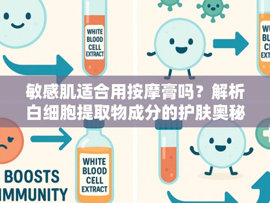 敏感肌适合用按摩膏吗？解析白细胞提取物成分的护肤奥秘
