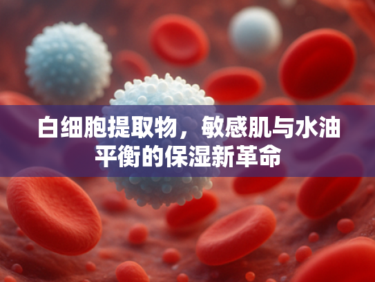 白细胞提取物，敏感肌与水油平衡的保湿新革命