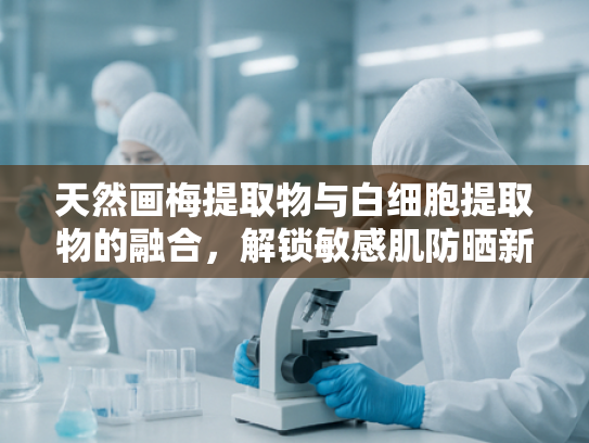 天然画梅提取物与白细胞提取物的融合，解锁敏感肌防晒新方案