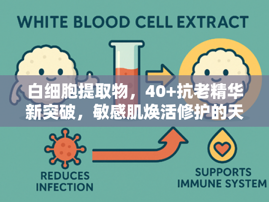 白细胞提取物，40+抗老精华新突破，敏感肌焕活修护的天然密钥