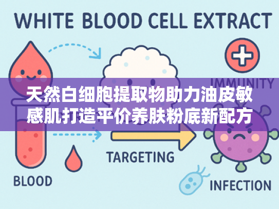 天然白细胞提取物助力油皮敏感肌打造平价养肤粉底新配方