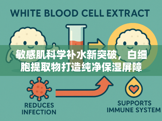 敏感肌科学补水新突破，白细胞提取物打造纯净保湿屏障