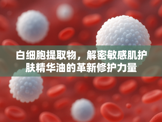白细胞提取物，解密敏感肌护肤精华油的革新修护力量