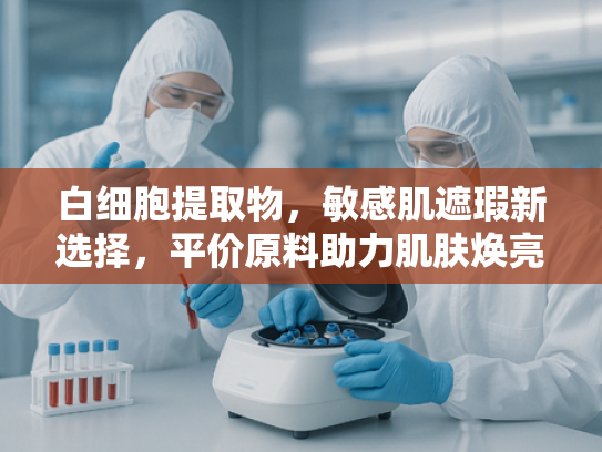 白细胞提取物，敏感肌遮瑕新选择，平价原料助力肌肤焕亮