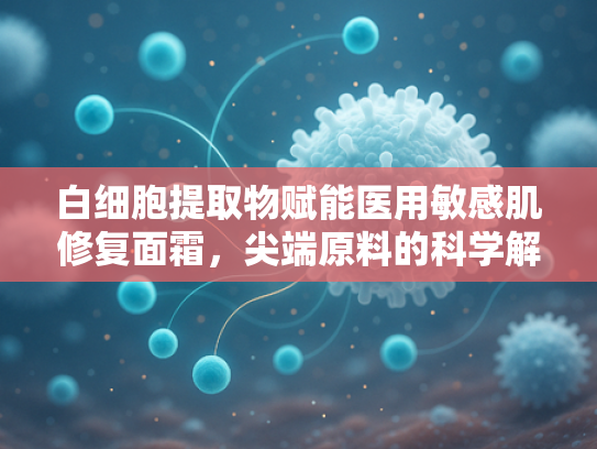 白细胞提取物赋能医用敏感肌修复面霜，尖端原料的科学解析与应用价值