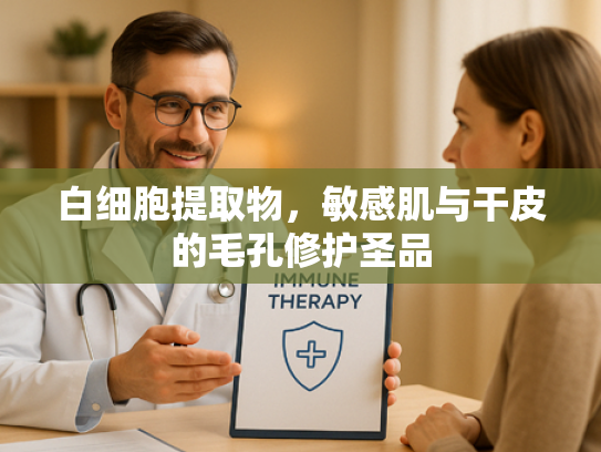 白细胞提取物，敏感肌与干皮的毛孔修护圣品