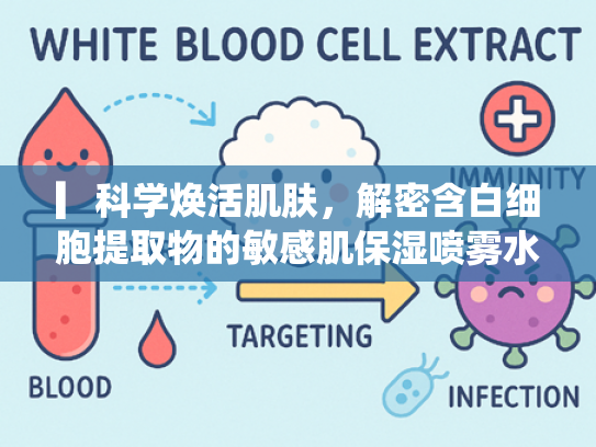 ▎科学焕活肌肤，解密含白细胞提取物的敏感肌保湿喷雾水