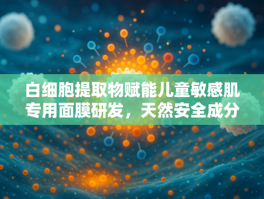 白细胞提取物赋能儿童敏感肌专用面膜研发，天然安全成分的创新实践