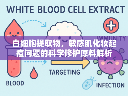 白细胞提取物，敏感肌化妆起痘问题的科学修护原料解析