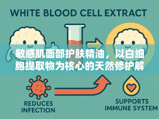 敏感肌面部护肤精油，以白细胞提取物为核心的天然修护解决方案
