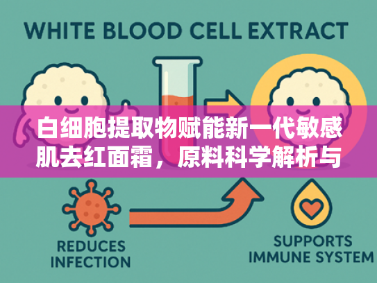 白细胞提取物赋能新一代敏感肌去红面霜，原料科学解析与商业合作机遇