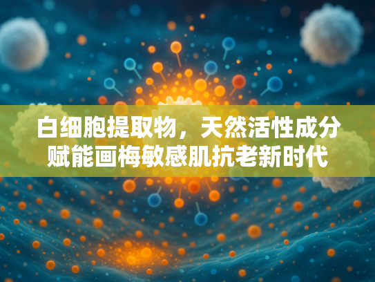 白细胞提取物，天然活性成分赋能画梅敏感肌抗老新时代