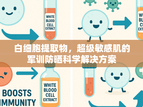 白细胞提取物，超级敏感肌的军训防晒科学解决方案