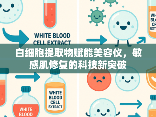白细胞提取物赋能美容仪，敏感肌修复的科技新突破